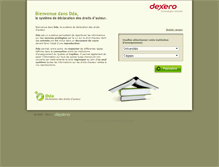 Tablet Screenshot of dda.dexero.com